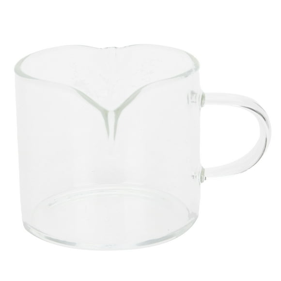 Tasse à Mesurer en Verre, Élégante Durable Résistante à la Chaleur Transparente pour Maison pour Membre de la Famille