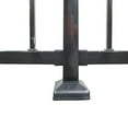 thumbnail image 3 of Xcel Fence Aspen Style 3-Rail Steel Fence Gate, Powder-Coated Black, 4ft x 5ft, 3 of 5