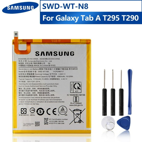 Replacement Battery with Tools for Samsung Tablet Tab A 8.0" 2019, SM- T290 T295 SWD-WT-N8