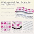 thumbnail image 3 of Cherry on Gingham Picnic Blankets Extra Large 78"x78" Beach Blanket Waterproof Sandproof Outdoor Mat for Camping Travel Park, 3 of 6