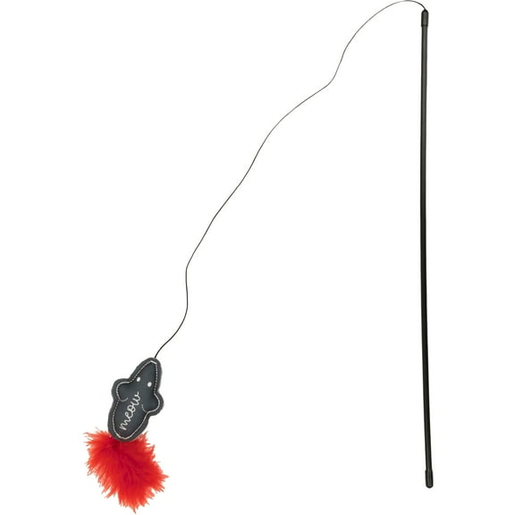 Pavilion Gift Company - Mouse - 18" Cat Teaser Wand