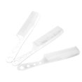 thumbnail image 3 of Peines de peluquería profesionales de metal para cortar y peinar el cabello: juego de 3, ideales para cabello fino, calidad de salón, 3 of 8