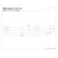 thumbnail image 2 of Kingston Brass DR514305 Meridian 30" x 1-1/4" O.D Grab Bar, Oil Rubbed Bronze, 2 of 2