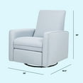 thumbnail image 4 of DaVinci Penny Recliner and Swivel Glider in Eco-Performance Fabric | Water Repellent & Stain Resistant, 4 of 5
