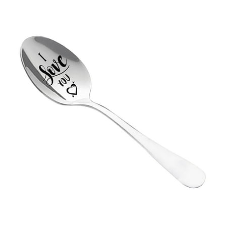 

Luiyenes Wedding Gifts Valentine s Day Stainless Steel Long Handle Spoon Spoon Tableware Spoon Personalized Gift Spoo
