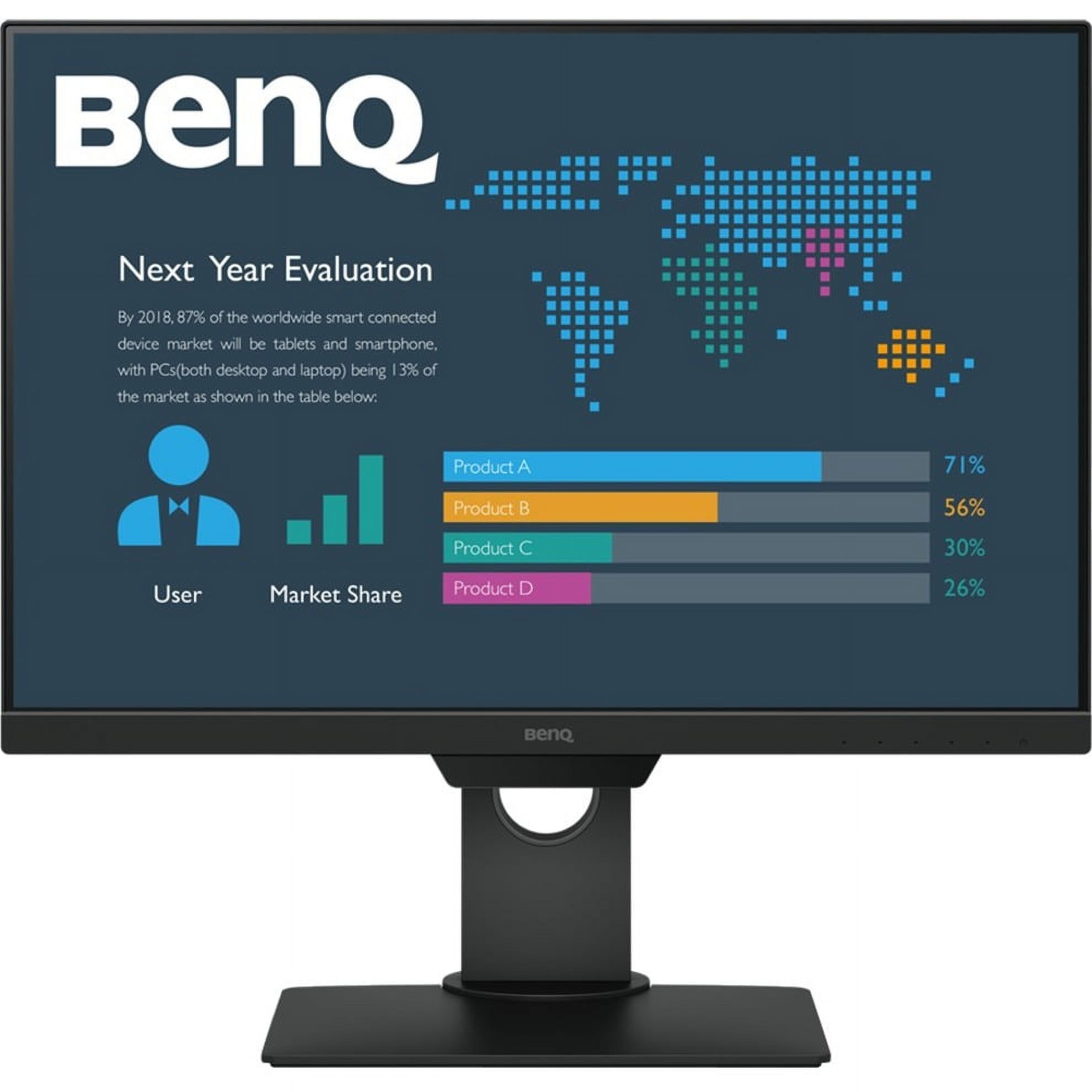 BenQ BL2581T 25" Class WUXGA LCD Monitor, 16:10, Black - image 3 of 16