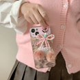 thumbnail image 4 of Giaone Bowknot Plush Ball Pendant Y2K Phone Charm Chain Strap Bag Decoration Lanyards, 4 of 21
