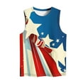 thumbnail image 4 of VerPetridure American Flag Print Tank Tops Women USA Stars Stripes Patriotic T Shirt Summer Loose Vest Tees, 4 of 4