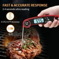 thumbnail image 3 of delpattern Digital Meat Thermometer, Instant Read Food Thermometer for Baking,Liquids,Candy, Safe Grill Accessories,  Grill Thermometer for Kitchen,BBQ,Party, 3 of 8