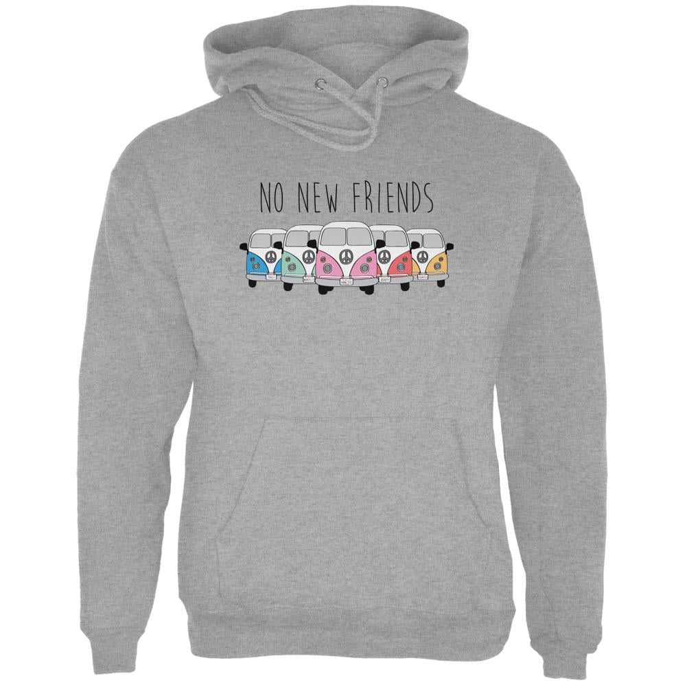 no new friends hoodie