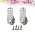thumbnail image 3 of 12Pcs Oval Closet Rod Support Heavy Duty Bracket for DIY Enthusiasts Home Improvement, 3 of 8