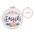 thumbnail image 3 of Creatine Easter Bunny Embroidery Complete DIY With Colorful Threads Needles And Easy For Beginners, 3 of 5