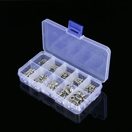 

Greensen 200pcs M3 M4 M5 M6 M8 Stainless Steel Hex Socket Set Screws Assortment Kit