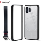 IBMRS Compatible with Nothing Phone2 case, Translucent Shockproof Cover (Camo Black)