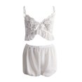 thumbnail image 1 of Gibobby Lenceria mujer sexy Día de San Valentín Pijama suelto de pasión para mujer, ropa cómoda para el , ropa interior para mujer, conjunto de dos piezas(Blanco, XXL), 1 of 4