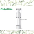 thumbnail image 3 of 30 Pcs Clear Airless Pump Bottles 1 oz Refillable Travel Dispenser Containers, Leak Proof Cosmetic Lotion Serum Shampoo Storage Bottles for Skincare Samples Home Salon Use, 3 of 7