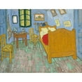 thumbnail image 3 of Van Gogh, Vincent 14x12 Black Modern Framed Museum Art Print Titled - The Bedroom 1888, 3 of 5