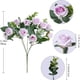 thumbnail image 4 of Cateissary Flores artificiales de eucalipto, rosas, ramo de flores falsas, jarrones de de plástico para interiores y exteriores, decoración de Decoración Púrpura claro Cateissary HA084344-05, 4 of 6