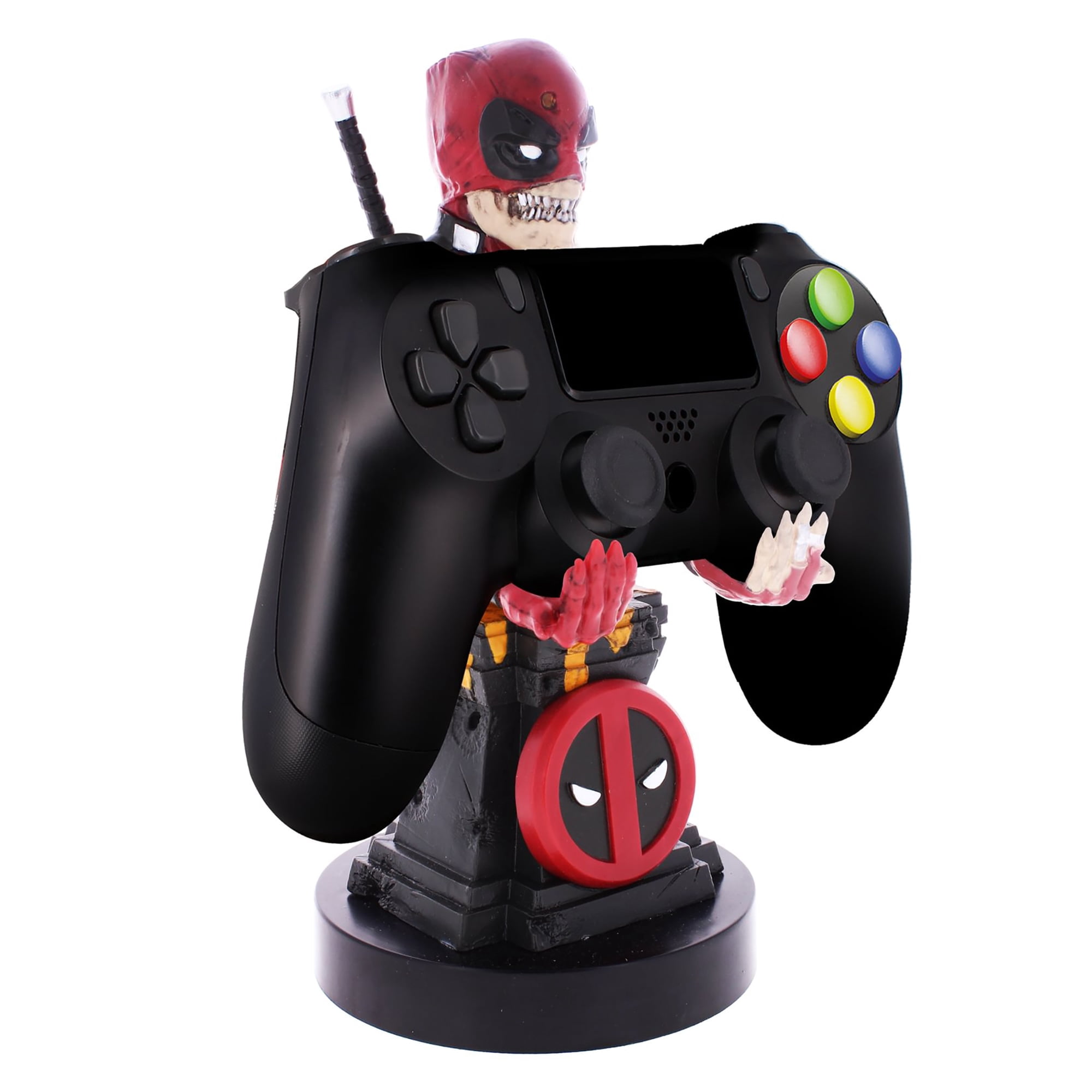 Exquisite Gaming: Marvel - Deadpool Zombie - Cable Guys Original Controller & Phone Holder, Collectible Device Stand, Officially Licensed Figure