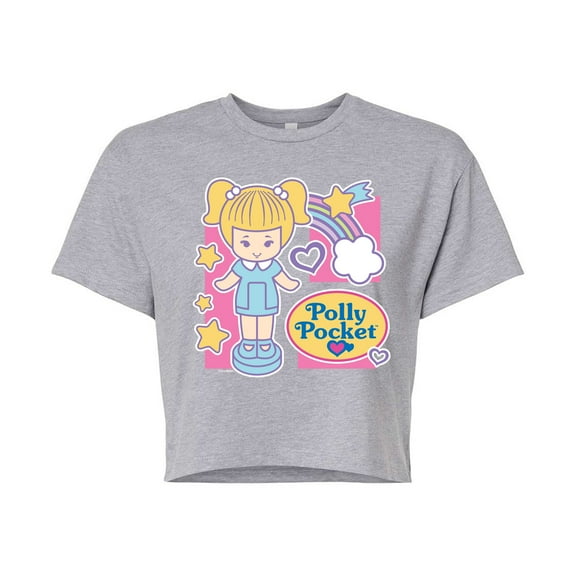 Polly Pocket - Retro Polly Pocket Doll - Junior's - Women's Cropped T-shirt