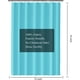 thumbnail image 3 of Forro de cortina de ducha de tela azul zafiro con imanes, calidad de hotel impermeable, 72 x 72 lavable a máquina, 3 of 5