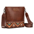 thumbnail image 1 of Bandolera Wrangler Aztec Brown de cuero vegano para mujer, 1 of 6