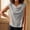 *Gray, variant on ClodeEU Women's Cowl Neck Knit Sleeveless Tank Top ,Solid Color Casual Lightweight T Shirt Green,Womens Plus L