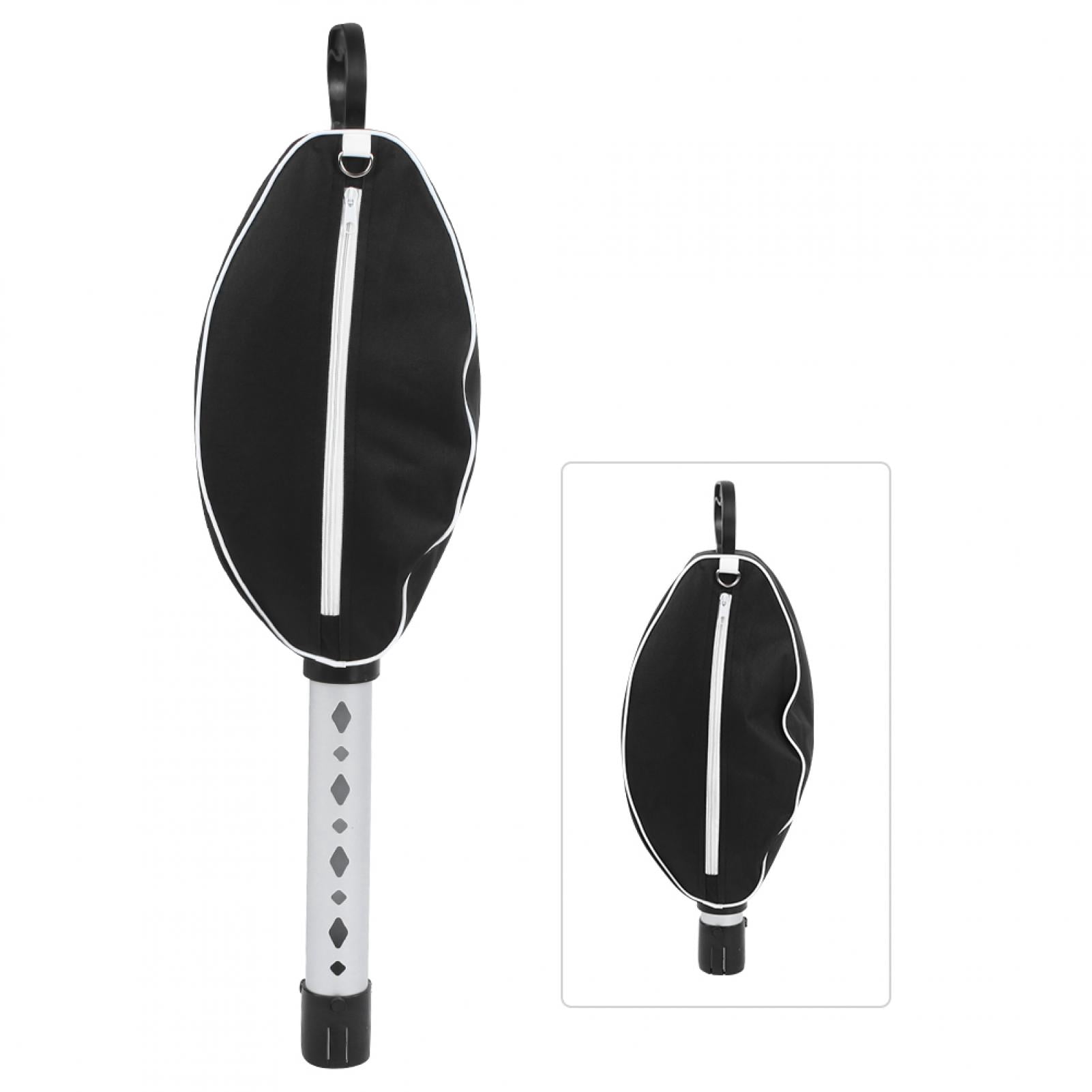 Fugacal Golf Shag Bag,Telescopic Aluminium Tube Golf Ball Shag Bag Retriever Pick Up 80 Balls Holder Collector For Outdoor Sports Supplies,Golf Ball Retriever