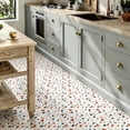 thumbnail image 3 of 10 Pcs Warm‑Tone Terrazzo Peel and Stick Floor Tiles, 12x12 in Covers 10 Sq. Ft. Self‑Adhesive DIY Vinyl Flooring, Removable & Waterproof for Bathroom, Kitchen, Walls, Bedroom, 3 of 8