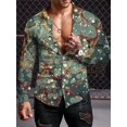 thumbnail image 1 of Camisa con estampado de arte abstracto para hombre, camisa de manga larga con patrón 3D, ropa informal para exteriores y sociales, novedad de , camisetas de manga larga para hombre, 1 of 6
