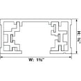 thumbnail image 2 of Volume Lighting V2706 72" Track For 1 Circuit Line Voltage And Track Systems - Black, 2 of 2