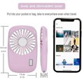 thumbnail image 2 of Small Portable Fan Rechargeable-pink, 2 of 3