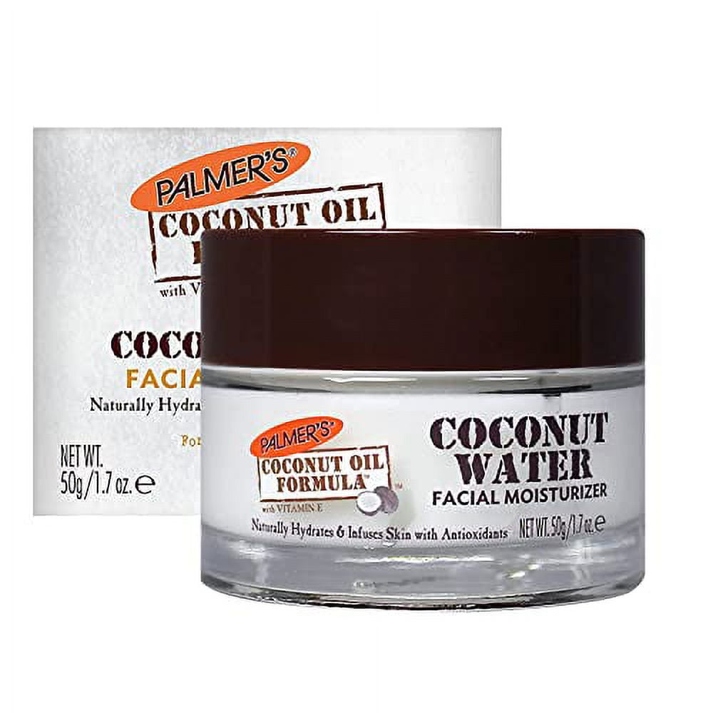 Palmers Coconut Water Facial Moisturizer 1.7 Ounce Jar (2 Pack)