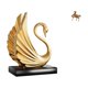 thumbnail image 1 of Estatua de resina de cisne Figura de cisne Estatua de animal Escultura de caballo Adorno de latón Decoración de escritorio única Resina Adecuada para, 1 of 8