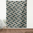 thumbnail image 4 of Geometric Fabric by the Yard, Grunge Triangles Pattern Banner Contemporary Repetitive Modern Print, Decorative Upholstery Fabric for Sofas and Home Accents, Grey and Multicolor by Ambesonne, 4 of 5