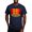 Navy, variant on - Haute Normandie Men's Fitted T Shirt (Dark) - Men's Fitted T-Shirt