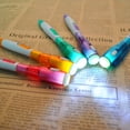 thumbnail image 6 of Bxaolu 5 Pcs Pens with Light Tip 2-in-1 Multi-Function Pen with LED Flashlight for Homes Offices Writing in The Dark (Random Color), 6 of 9