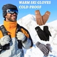 thumbnail image 2 of YATLTE Winter Gloves for Men Warm, Waterproof Ski Gloves for Men and Women, with Touchscreen Thermal Lining Anti-Slip for Work Cycling Motorcycle Snowboarding, 2 of 3