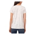 thumbnail image 2 of VINCE CAMUTO Womens Ivory Short Sleeve Scoop Neck Top XS, 2 of 2