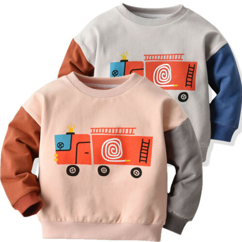 US Newborn Toddler Baby Girl Boy Winter Warm Clothes Tops Sweatshirt Pullover - image 4 of 5