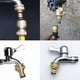 thumbnail image 3 of 6 Pieces Brass Faucet Connector Garden, Garden Hose Connector Accessories 3/4, 3 of 5