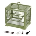 thumbnail image 3 of S SERENABLE Parrot Bird Cage, Parrot Travel Cage, Foldable, Easy to Clean , Pets Accessories green, 3 of 9
