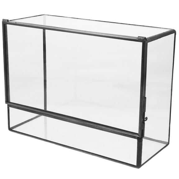 FUTUREORYY Micro Landscape Diy Holder Micro Landscape Terrarium Glass 1Pcs Geometric