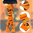 thumbnail image 3 of Gustave 4 Pairs Women Thigh High Socks Over the Knee Leg Warmer Fashion Boot Socks Halloween Element Pattern (Bat+Spider web+Bone), 3 of 8