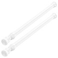 thumbnail image 1 of Barra de cortina AIZESI Spring Tension 43-71 cm, color blanco, 2 unidades, 1 of 9