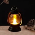 thumbnail image 4 of Aminojy Clearance Items Led Lamp for Bedroom Ferraycle Halloween Mini Decorative with Led Candle 4'' Small Table Centerpiece Vintage Christmas Ornament Camping Hanging for Western Cowboy, 4 of 7
