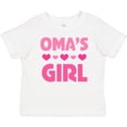 thumbnail image 3 of Inktastic Oma's Girl Heart Girls Baby T-Shirt, 3 of 5
