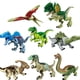 thumbnail image 4 of Dinosaurio Jurásico Set World Park 3 Modelo Bloques de Construcción Blanco T Indominus Rex Dino Breakout 8 piezas Mosasaurus Velociraptor Animal, 4 of 5