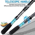 thumbnail image 5 of Sougayilang Telescopic Fishing Rod 1.8-2.7M Spinning Fishing Pole Carbon Fiber Surf Fishing Rods, 5 of 7