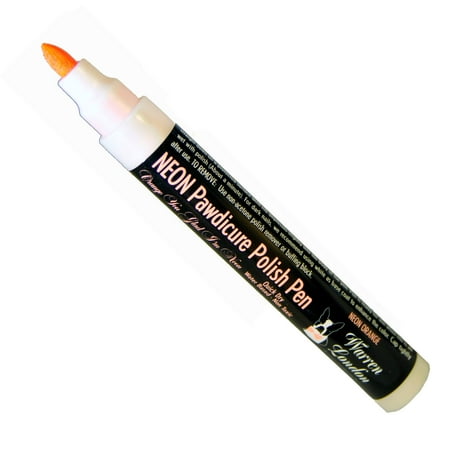 UPC: 0855657003191 | Warren London Pawdicure Dog Nail Polish Pen | Quick Dry – Water Based – Non Toxic | Neon Orange
